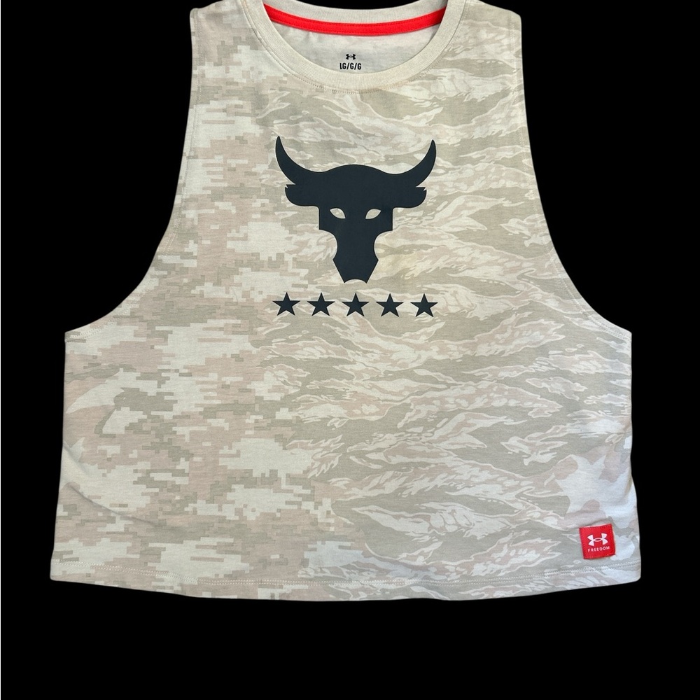 Under Armour Project Rock Veterans Day Tank Top.  Women’s
Size  L - Picture 2 of 7